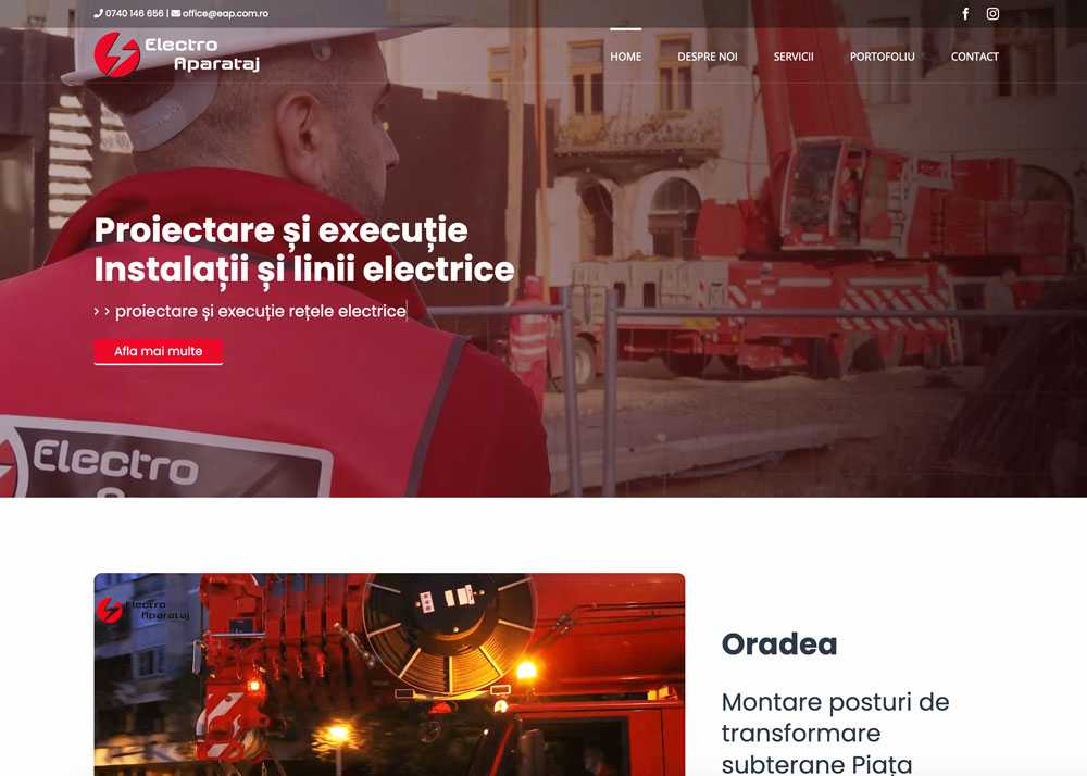 Website de prezentare EAP.ro