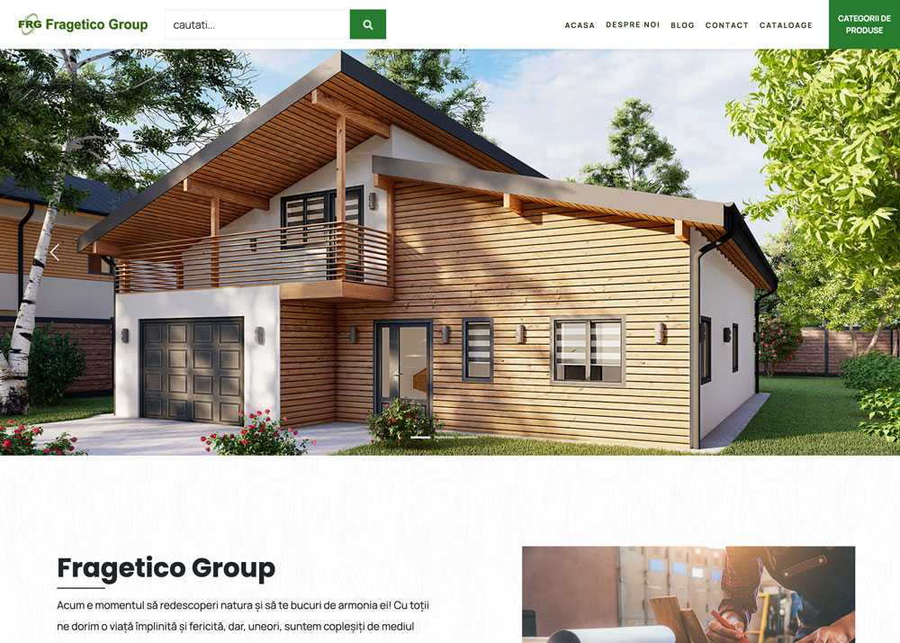 Website de prezentare Fragetico Group